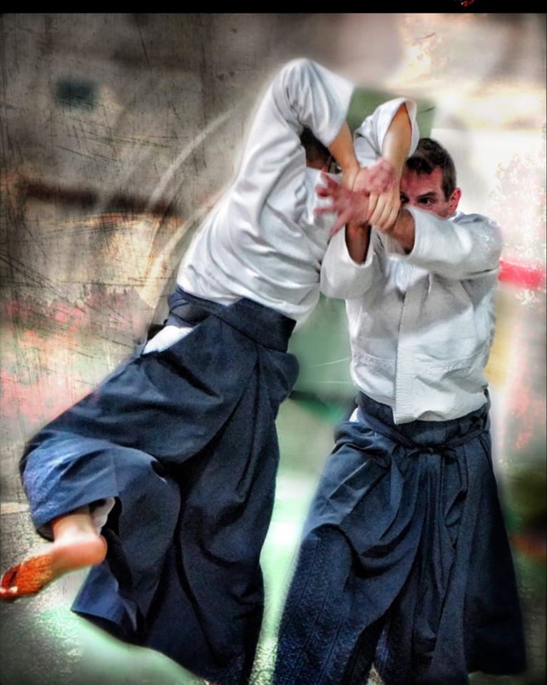 Eamonn Devlin practicing aikido
